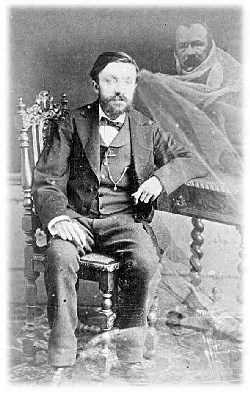 Photograph apparently showing a ghost