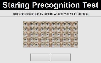 Staring Precognition Test